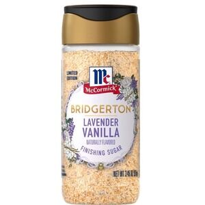 McCormick Bridgerton Lavender Vanilla Finishing Sugar Limited Edition 3.45 oz